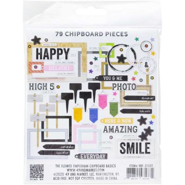 49 & MARKET THE FLOWER EMPORIUM CHIPBOARD BASICS