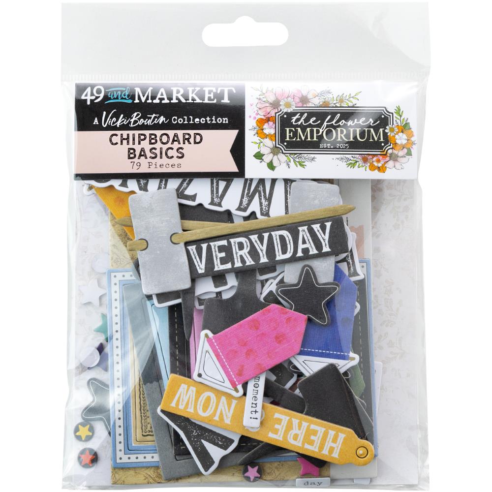 49 & MARKET THE FLOWER EMPORIUM CHIPBOARD BASICS
