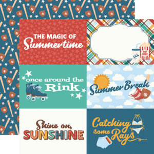 Ep Summer Break 12X12 6X4 Journaling Cards