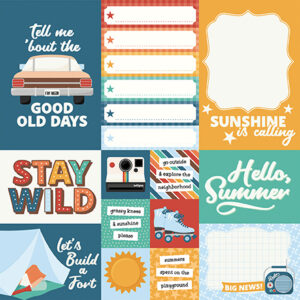 Ep Summer Break 12X12 Multi Journaling Cards