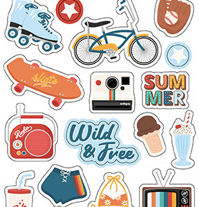 Ep Summer Break Puffy Stickers