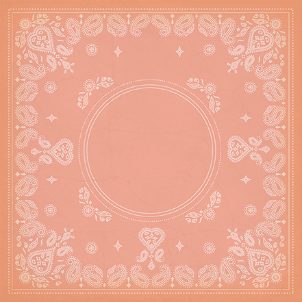 CB Cowgirl 12X12 Howdy Bandana