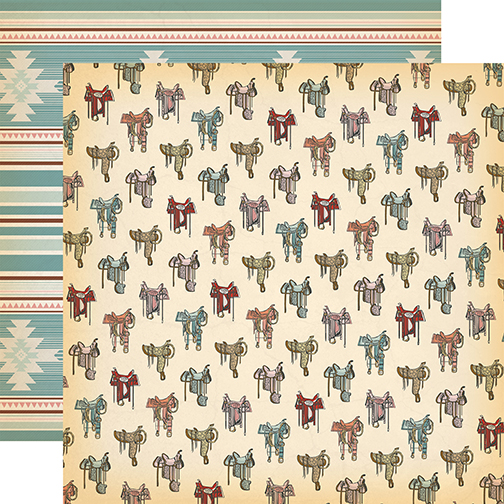 CB Cowgirl 12X12 Saddle Up Cowgirl