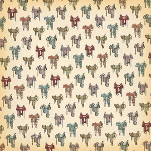 CB Cowgirl 12X12 Saddle Up Cowgirl