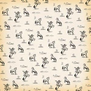 CB Cowgirl 12X12 4X4 Journaling Cards