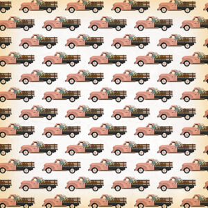 CB Cowgirl 12X12 Prairie Rose Truck