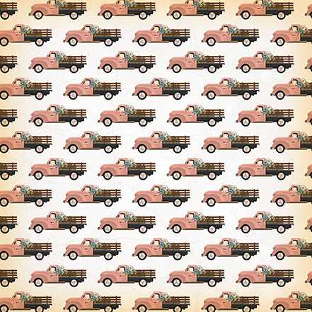 CB Cowgirl 12X12 Prairie Rose Truck