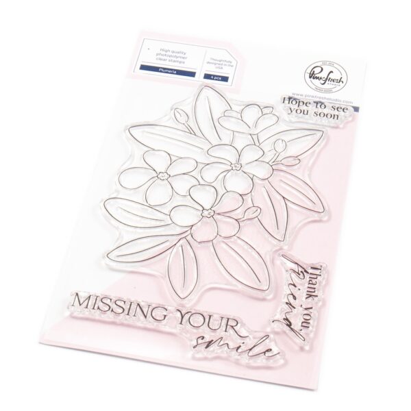 Pinkfresh Stamp Plumeria