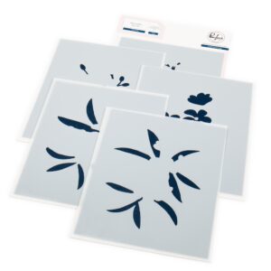 Pinkfresh Stencil Plumeria