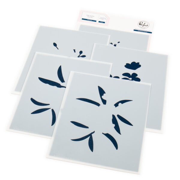 Pinkfresh Stencil Plumeria