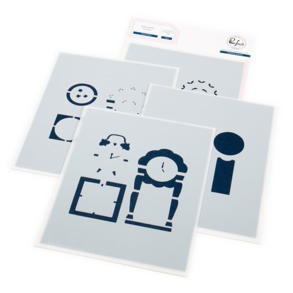 Pinkfresh Stencil Good Times