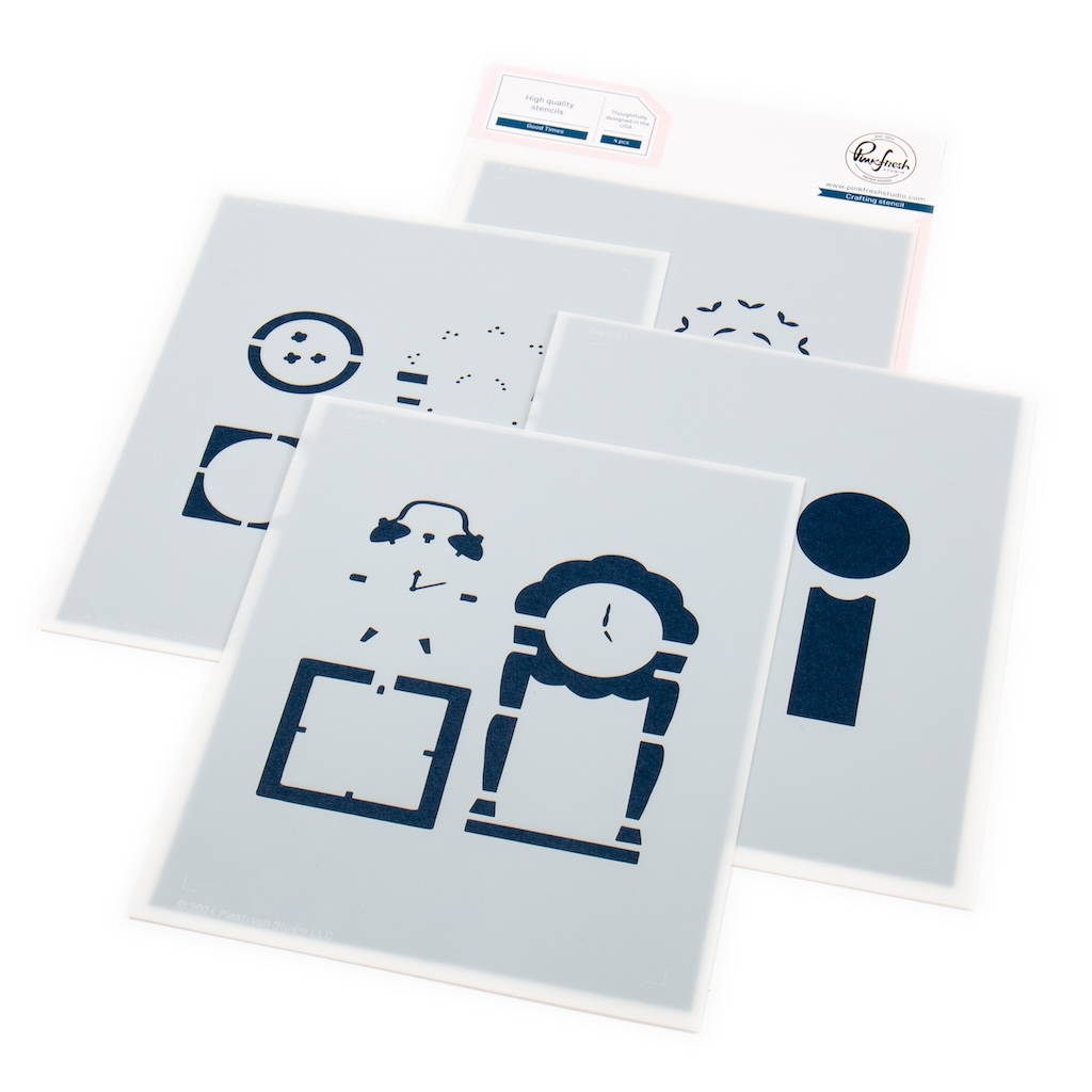 Pinkfresh Stencil Good Times