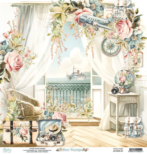 Mintay Bon Voyage 12 X12 #01