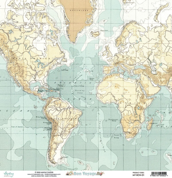 Mintay Bon Voyage 12 X12 #01
