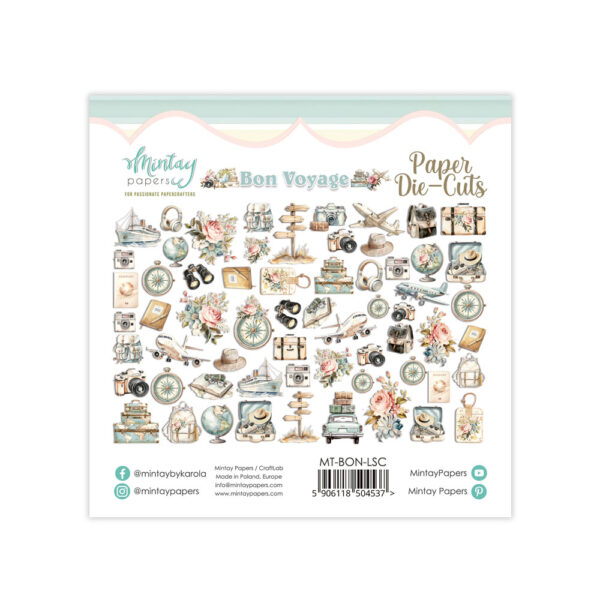 Mintay Bon Voyage Paper Die-cuts