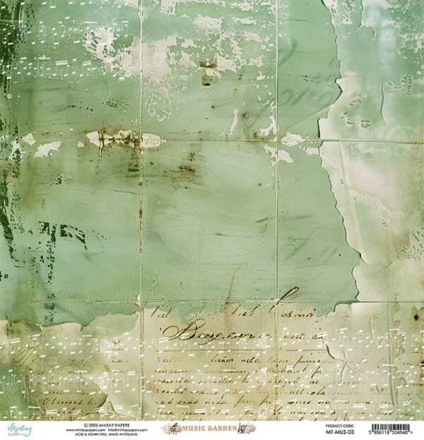 Mintay Music Garden 12X12 #03