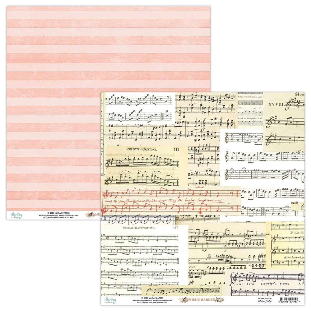 Mintay Music Garden 12X12 #04