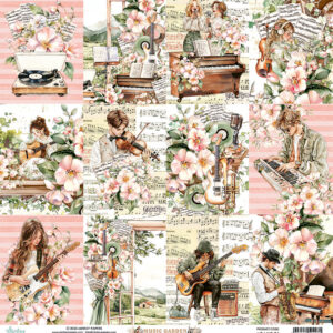 Mintay Music Garden 12X12 #06