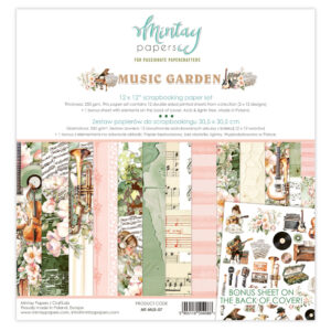 Mintay Music Garden 12X12 Paper Set