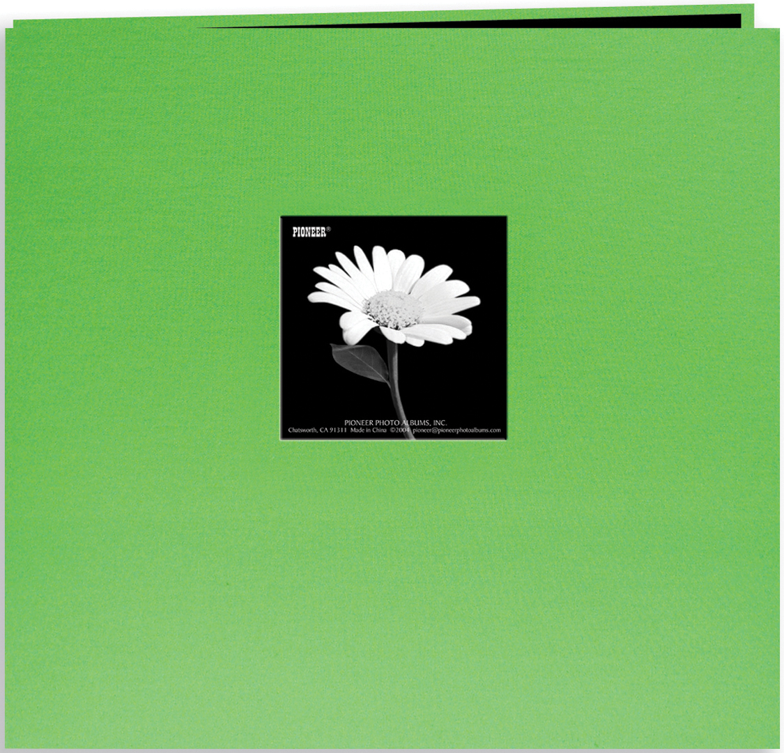 PIONEER 12X12 CLOTH ALBUM FRAME CIRTUS GREEN