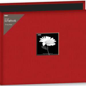 PIONEER 3-RING 12X12 ALBUM FABRIC RED