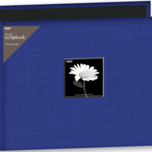 PIONEER 3 RING BINDER 12X12 FABRIC BLUE