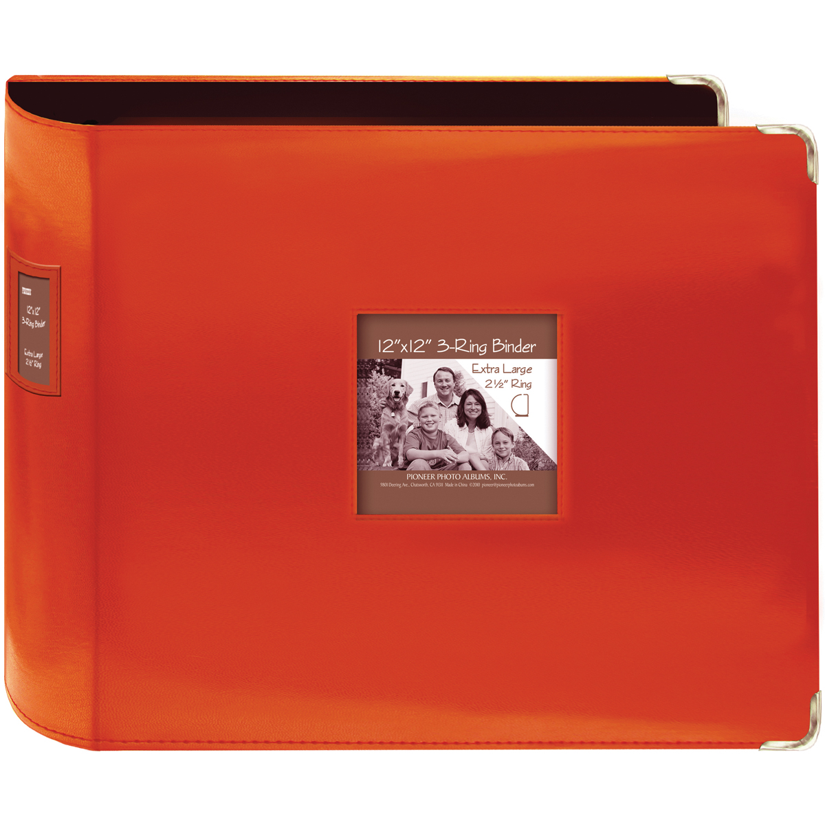 PIONEER 3 RING 12X12 SEWN FRAME BRIGHT ORANGE