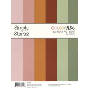 Simple Stories Color Vibe Boho 6X8 Paper Pad