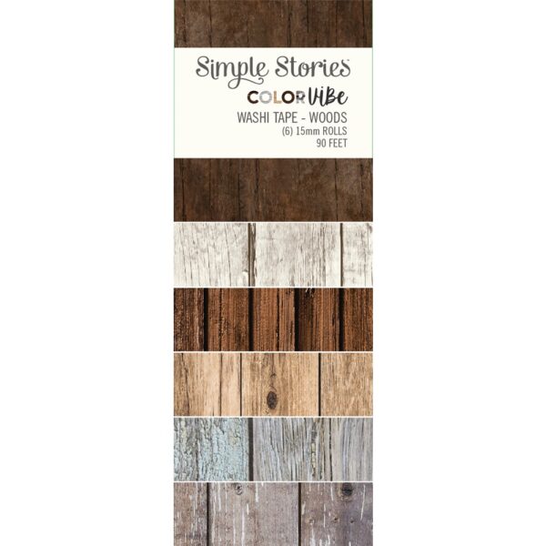 Simple Stories Color Vibe Washi Tape Woods Simple Stories Color Vibe Washi Tape Woods