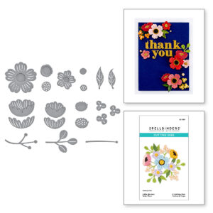 Spellbinders Little Blooms Etched Dies From the Out and About Collection