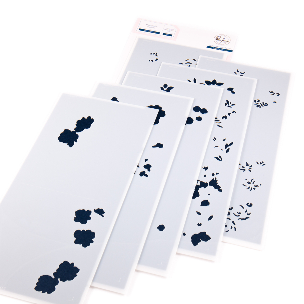 Pinkfresh Stencil Blooming Grace