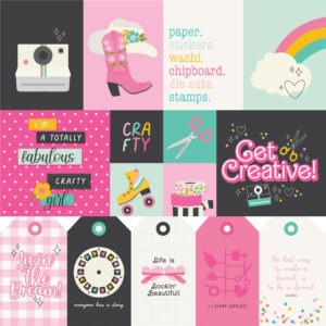 Simple Stories Crafty Babe 12X12 Elements 1