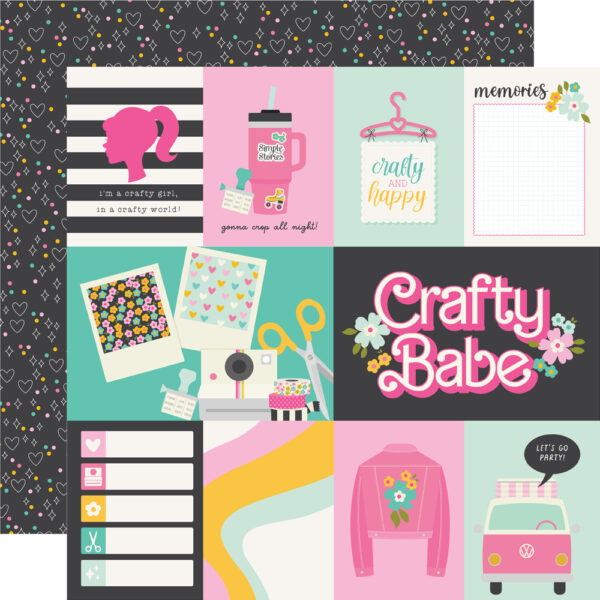 Simple Stories Crafty Babe 12X12 Elements 2 Simple Stories Crafty Babe 12X12 Elements 2