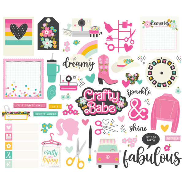 Simple Stories Crafty Babe Bits & Pieces