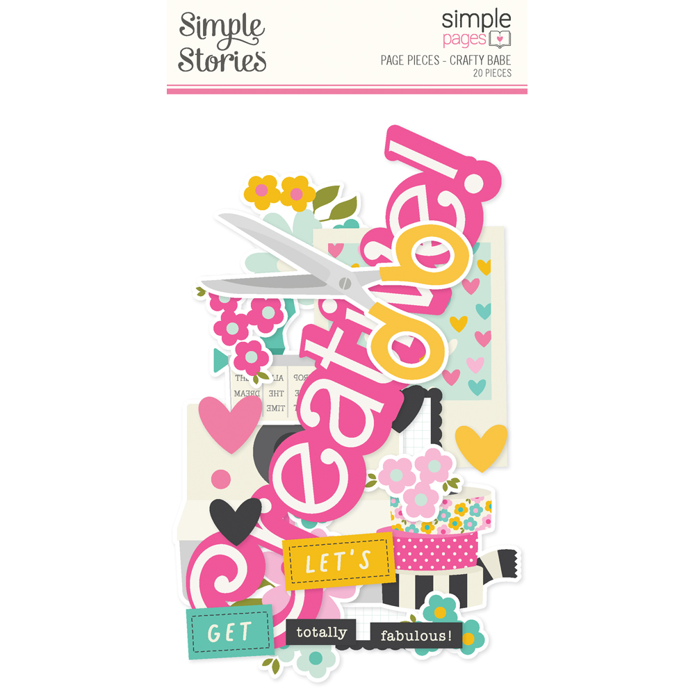 Simple Stories Crafty Babe Simple Pages Page Pieces