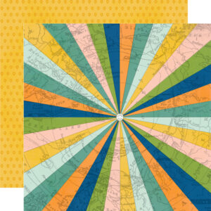Simple Stories Happy Travels 12X12 Round Trip