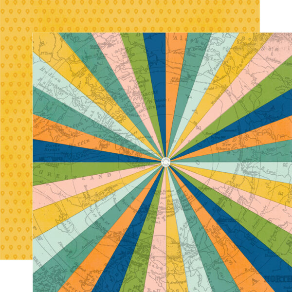 Simple Stories Happy Travels 12X12 Round Trip Simple Stories Happy Travels 12X12 Round Trip