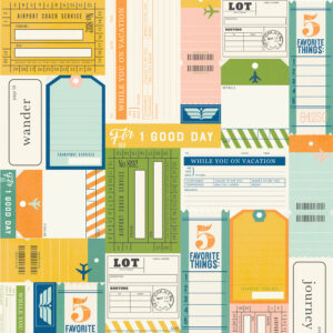 Simple Stories Happy Travels 12X12 Here & Now