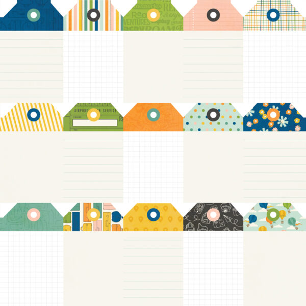 Simple Stories Happy Travels 12X12 Tag Elements