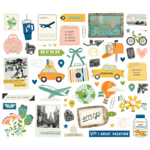 Simple Stories Happy Travels Bits & Pieces