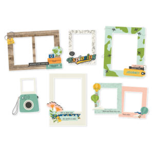 Simple Stories Happy Travels Chipboard Frames