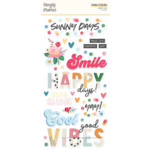Simple Stories Sunny Days Foam Stickers