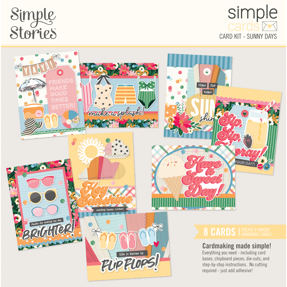 Simple Stories Sunny Days Simple Cards Card Kit