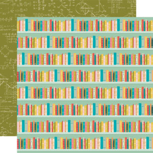 Simple Stories Book Fair 12X12 Hit the Books