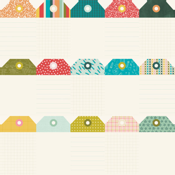 Simple Stories Book Fair 12X12 Tag Elements