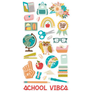 Simple Stories Book Fair 6X12 Chipboard