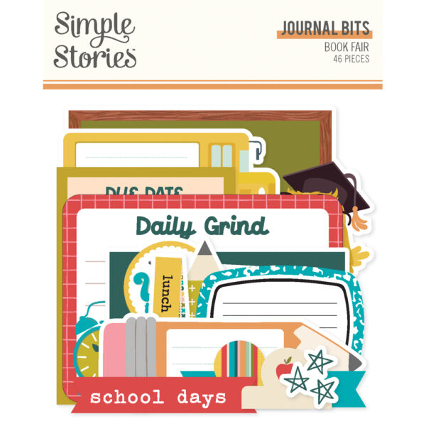 Simple Stories Book Fair Journal Bits & Pieces
