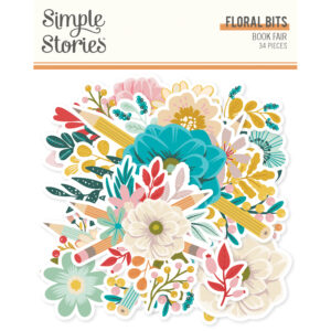 Simple Stories Book Fair Floral Bits & Pieces