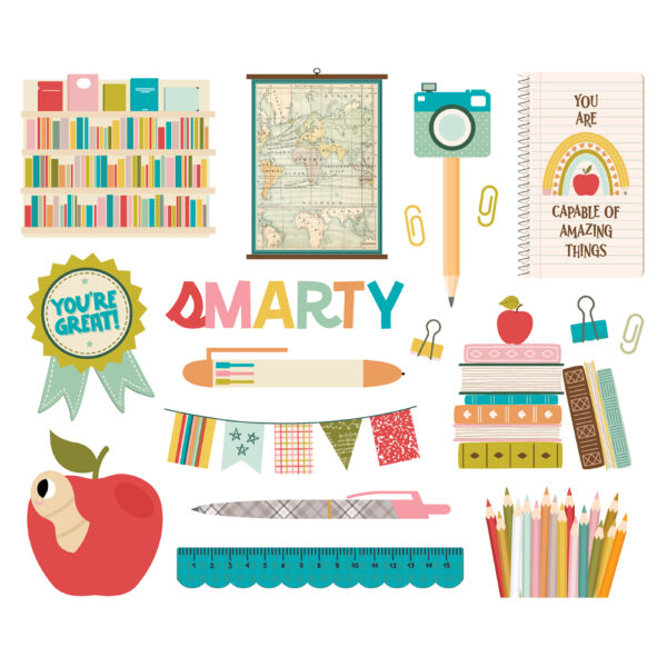 Simple Stories Book Fair Big Bits & Pieces