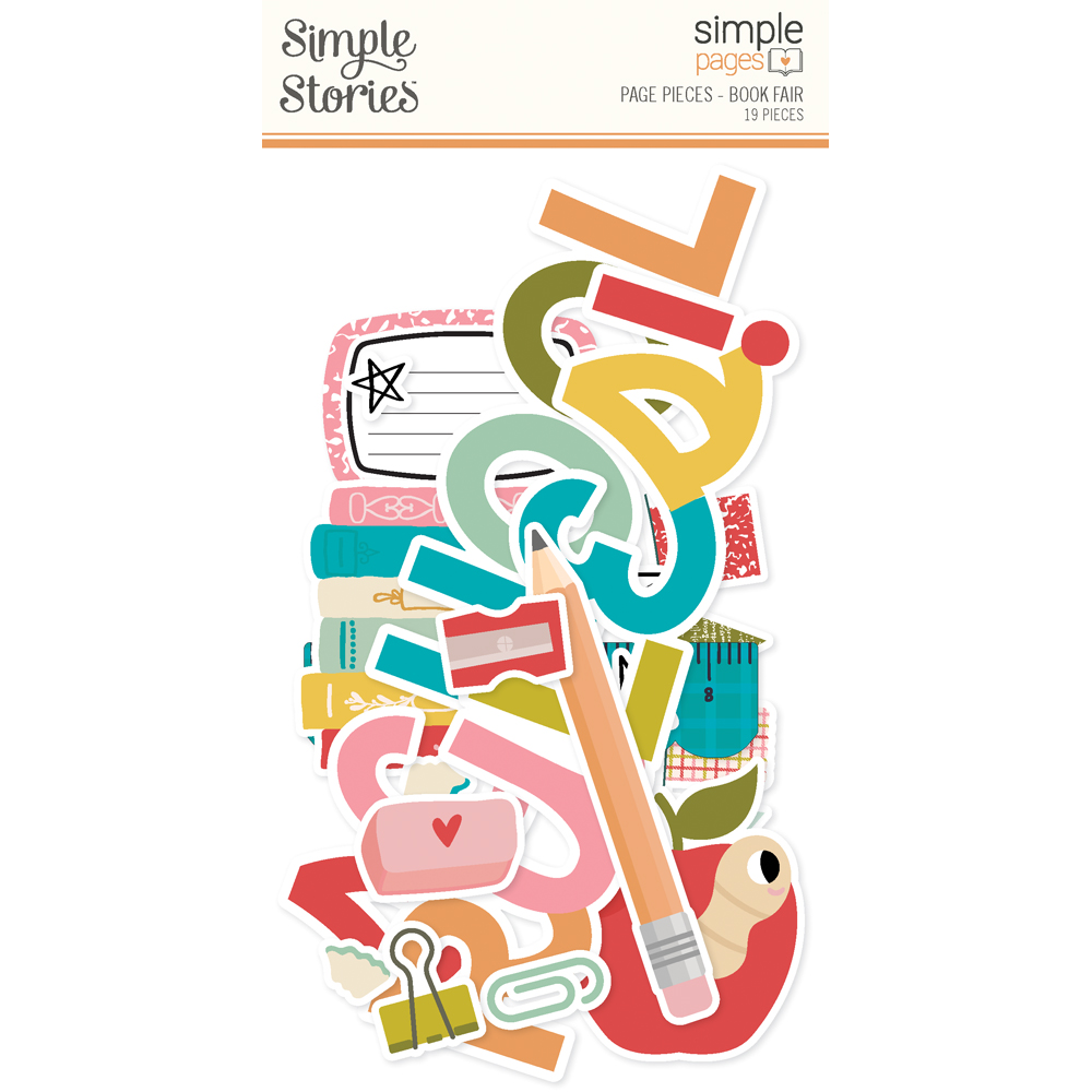 Simple Stories Book Fair Simple Pages Page Pieces